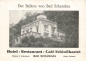 Preview: 01814 Bad Schandau Restaurant Schlossbastei 1958