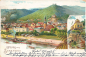 Preview: 01814 Bad Schandau Schlossbastei Litho o 1903