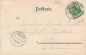 Preview: 08115 Lichtentanne Stenn Station – Lithograph – Railway Post Zwickau-Oelsnitz – Train 2151 – c. 1902