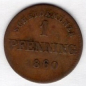 Preview: Bavaria 1 Pfennig 1860 Maximilian II Joseph. Coinage