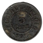 Preview: Belgien Deutsche Besetzung 1. Weltkrieg 5 Cent (5 Centimes) 1916