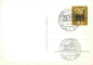 Preview: Berlin, 25th Green Week 1961, vintage postcard with special postmark
