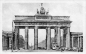 Preview: Berlin Brandenburg Gate vintage postcard