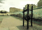 Preview: Berlin Wall, Bernauer Strasse – vintage postcard, circa 1980