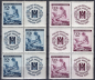 Preview: Böhmen und Mähren Michel 62-63 ** postfrisch Rotes Kreuz 1941 Sechserblock