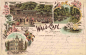 Preview: Connewitz Leipzig Wald Cafe Litho o 1899