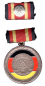 Preview: GDR Merit Medal on ribbon bar with interim clasp