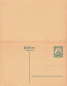 Preview: Deutsch Ostafrika Ganzsache mit Antwortkarte 4 Heller * um 1910
