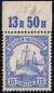 Preview: German East Africa Michel 33 ** mint never hinged, top margin, Imperial Yacht