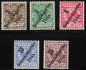 Preview: German East Africa Michel 6-10 ** mint never hinged Crown/Eagle