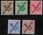 Preview: German East Africa Michel 6–10 * unused Crown/Eagle issue
