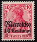 Preview: Deutsche Post in Marokko Michel 23 * ungebraucht Germania 