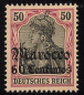 Preview: Deutsche Post in Marokko Michel 28 * ungebraucht Germania