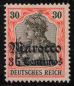 Preview: German Post in Morocco Michel 38 * unused Germania