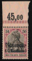 Preview: German Post in Morocco Michel 41 ** mint, top margin, Germania issue