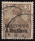 Preview: German Post in Morocco, Michel No. 7, cancelled, Germania issue.