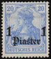 Preview: Deutsche Post in der Türkei Michel 26 * ungebraucht Germania