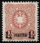 Preview: Deutsche Post in der Türkei Michel 4 * ungebraucht Reichsadler im Oval