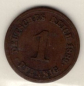 Preview: Deutsches Reich Kaiserreich 1 Pfennig 1889 E kleiner Adler