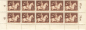 Preview: German Reich Michel 854 The Brown Ribbon of Germany Counter Sheet Part **1943