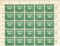 Preview: German Reich Michel 855 Peter Rosegger counter sheet part **1943
