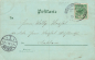 Preview: 01744 Dippoldiswalde Moonlight litho Railway post Hainsberg-Kipsdorf train 2907 o 1899