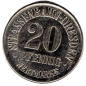 Preview: Dresden tram token 20 pfennigs Thiemer advertising
