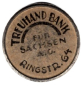 Preview: Dresden tram token 20 pfennigs Treuhand Bank advertisement
