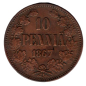 Preview: Finland 10 Penniä 1867 Alexander II of Russia