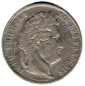 Preview: Frankreich 5 Francs 1841 W (Lille) Louis-Philippe 