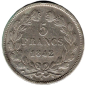 Preview: Frankreich 5 Francs 1841 W (Lille) Louis-Philippe 