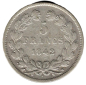 Preview: France 5 Francs 1842 W Lille Louis-Philippe Silver Coin