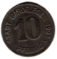 Preview: Gardelegen City Emergency Money 10 Pfennig 1921 Emergency Coin