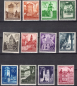 Preview: Generalgouvernement Michel Nr. 40-51 ** postfrisch Freimarken 1940