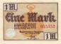 Preview: 01768 Glashütte Sachsen Notgeldschein 1 Mark 1921