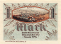 Preview: 01768 Glashütte Sachsen Notgeldschein 1 Mark 1921