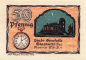 Preview: 01768 Glashütte Sachsen Notgeldschein 50 Pfennig Sternwarte 1921