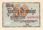 Preview: 01768 Glashütte Sachsen Notgeldschein 50 Pfennig Sternwarte 1921