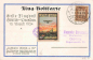 Preview: Goerlitz-Dresden 1924 first airmail special postmark with vignette artist-designed postcard