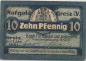 Preview: Greiz (Vogtland) emergency money note, 1921