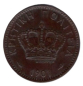 Preview: Griechenland Kreta 2 Lepta 1901 Br Prinz Georg