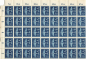 Preview: Greater German Reich Michel 868 German Airmail Service Counter Sheet Part **1944