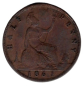 Preview: Großbritannien Half Penny 1861 Victoria UK 1/2 Penny