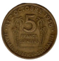 Preview: Guinea Republik 5 Francs Guinéens 1959 Work-Justice-Solidarity 2. Oktober 1958