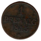 Preview: HANOVER 1 Pfennig 1845 B King Ernst August