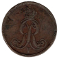 Preview: HANOVER 2 Pfennig 1855 B King Ernst August