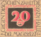 Preview: Halle Saale emergency money 20 pfennigs around 1920