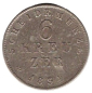 Preview: Hessen Groserzogthum 6 Kreuzer 1834 Ludwig II.