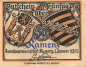 Preview: Kamenz Sachsen Notgeldschein 1921