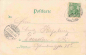 Preview: 07387 Krölpa Thüringen Gruss aus ... Litho mit Gasthof und Bahnhof o 1903
